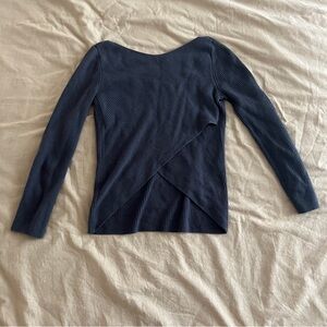 Dark grey boat neck sweater | XS | BABATON